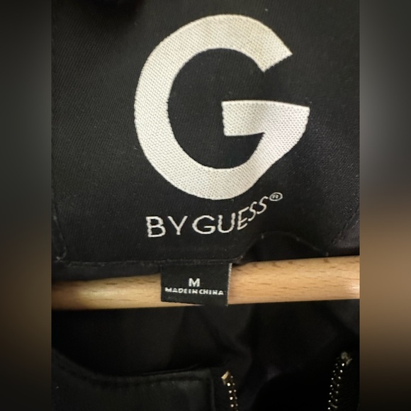 Guess Faux Leather Moto Jacket Size‎ M - Picture 4 of 9